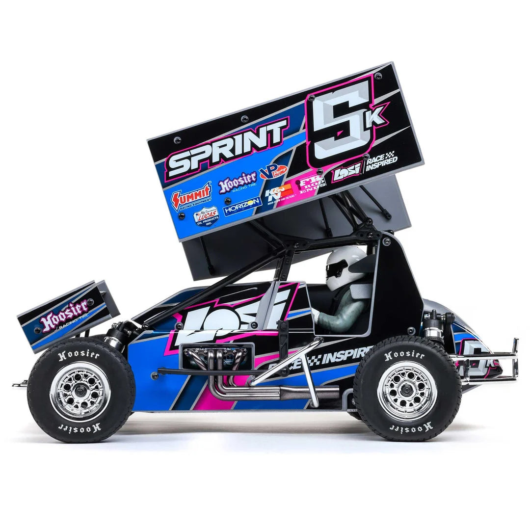Losi 22S Sprint Car, 1/10 2WD, RTR, Blue