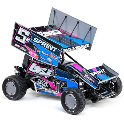 Losi 22S Sprint Car, 1/10 2WD, RTR, Blue