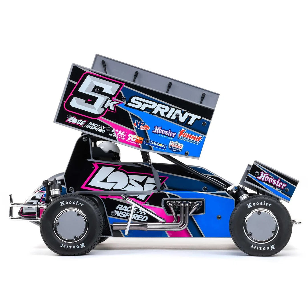 Losi 22S Sprint Car, 1/10 2WD, RTR, Blue