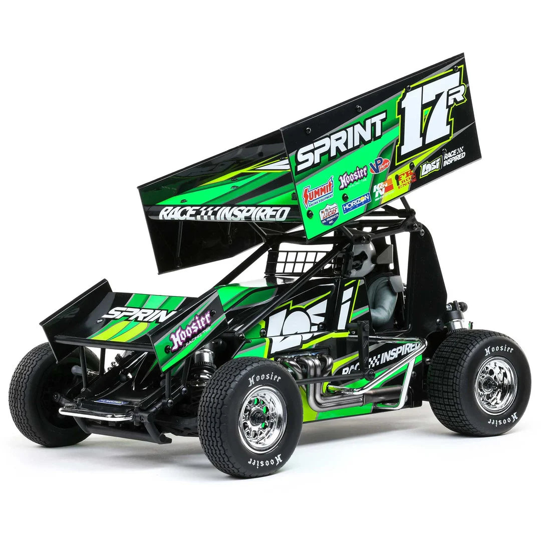 Losi 22S Sprint Car, 1/10 2WD, RTR, Green