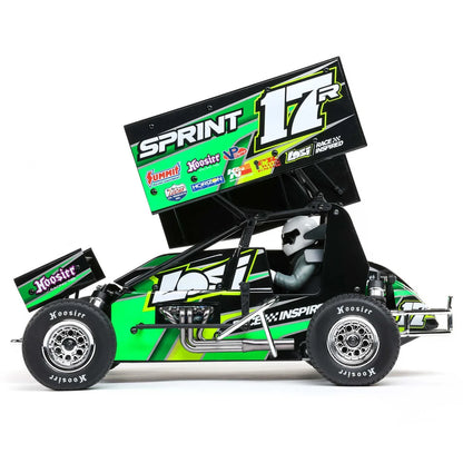 Losi 22S Sprint Car, 1/10 2WD, RTR, Green