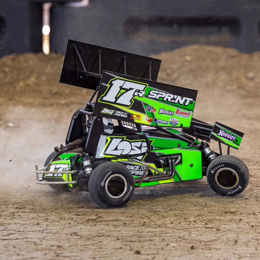 Losi 22S Sprint Car, 1/10 2WD, RTR, Green