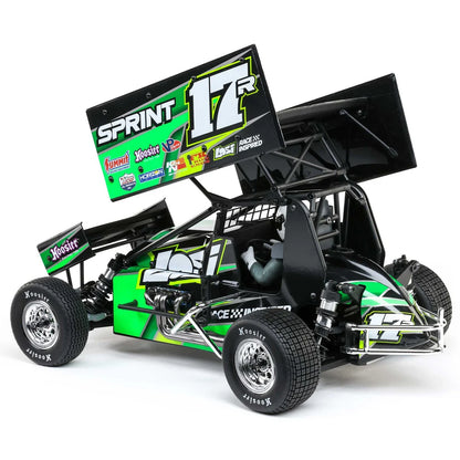 Losi 22S Sprint Car, 1/10 2WD, RTR, Green
