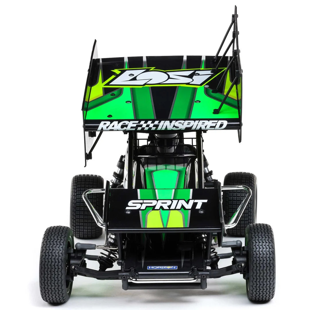 Losi 22S Sprint Car, 1/10 2WD, RTR, Green