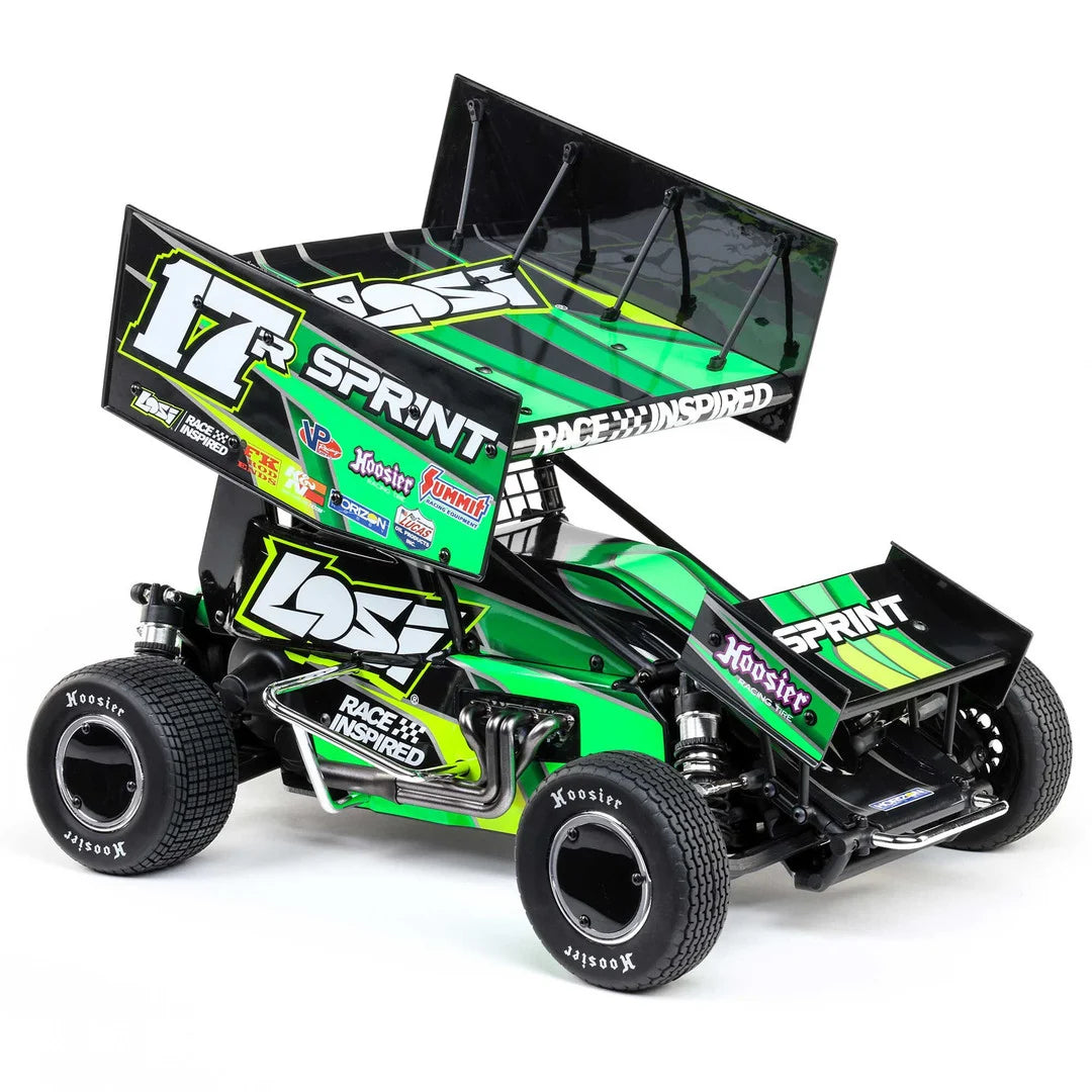Losi 22S Sprint Car, 1/10 2WD, RTR, Green