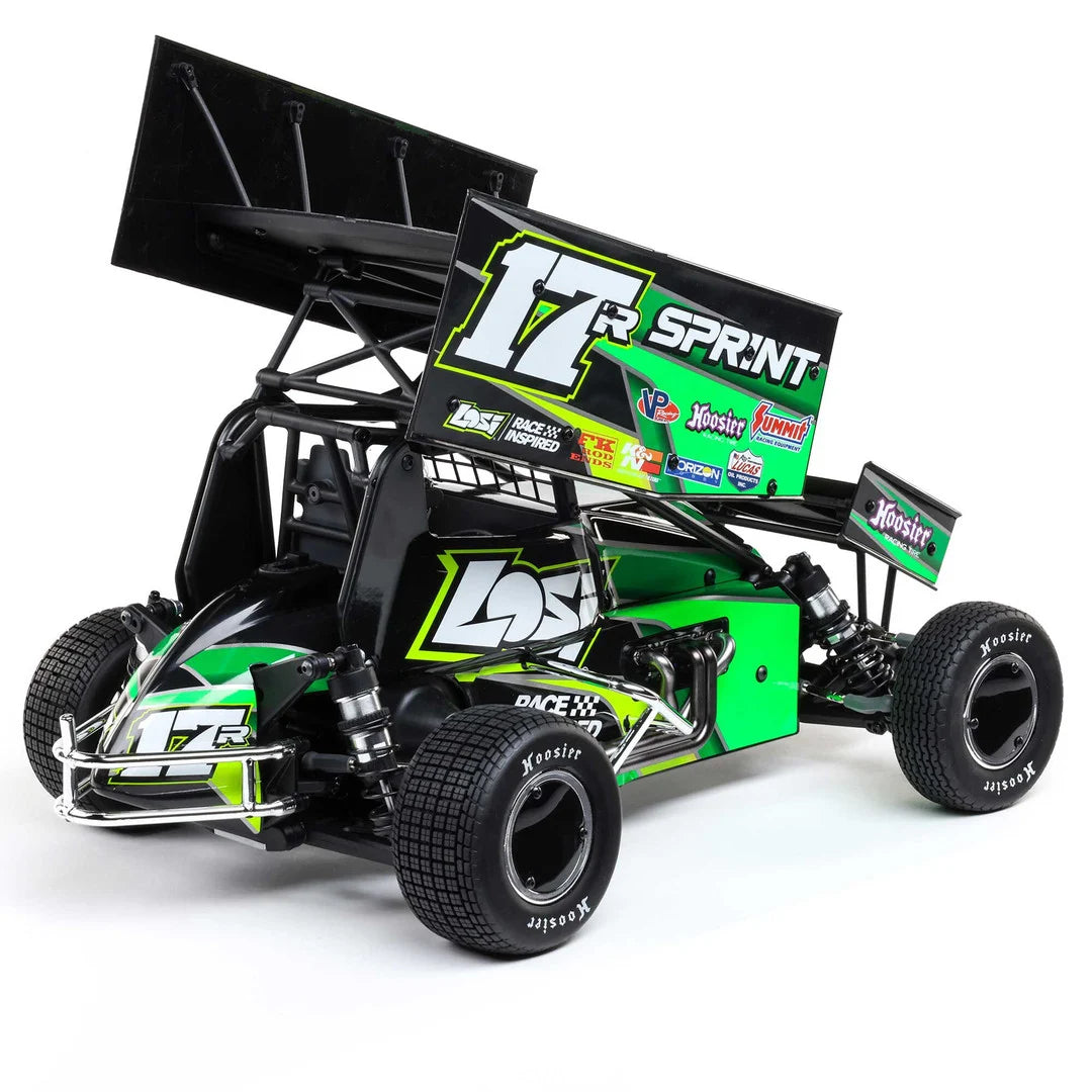 Losi 22S Sprint Car, 1/10 2WD, RTR, Green