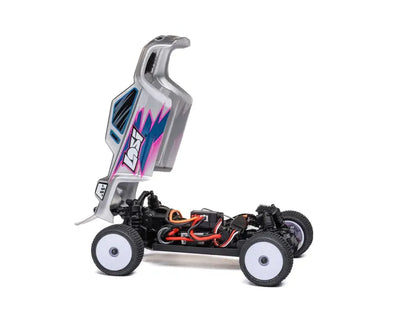 Losi Micro-T 1/28 2WD RC Stadium Truck, RTR, Silver, LOS-1392T2