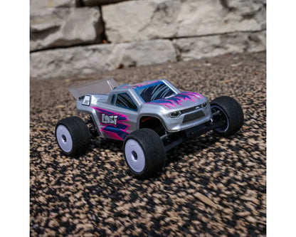 Losi Micro-T 1/28 2WD RC Stadium Truck, RTR, Silver, LOS-1392T2