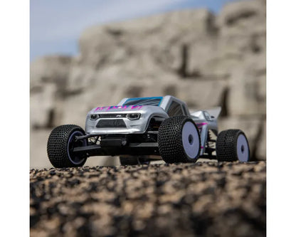 Losi Micro-T 1/28 2WD RC Stadium Truck, RTR, Silver, LOS-1392T2