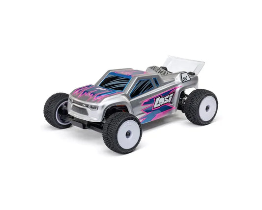 Losi Micro-T 1/28 2WD RC Stadium Truck, RTR, Silver, LOS-1392T2