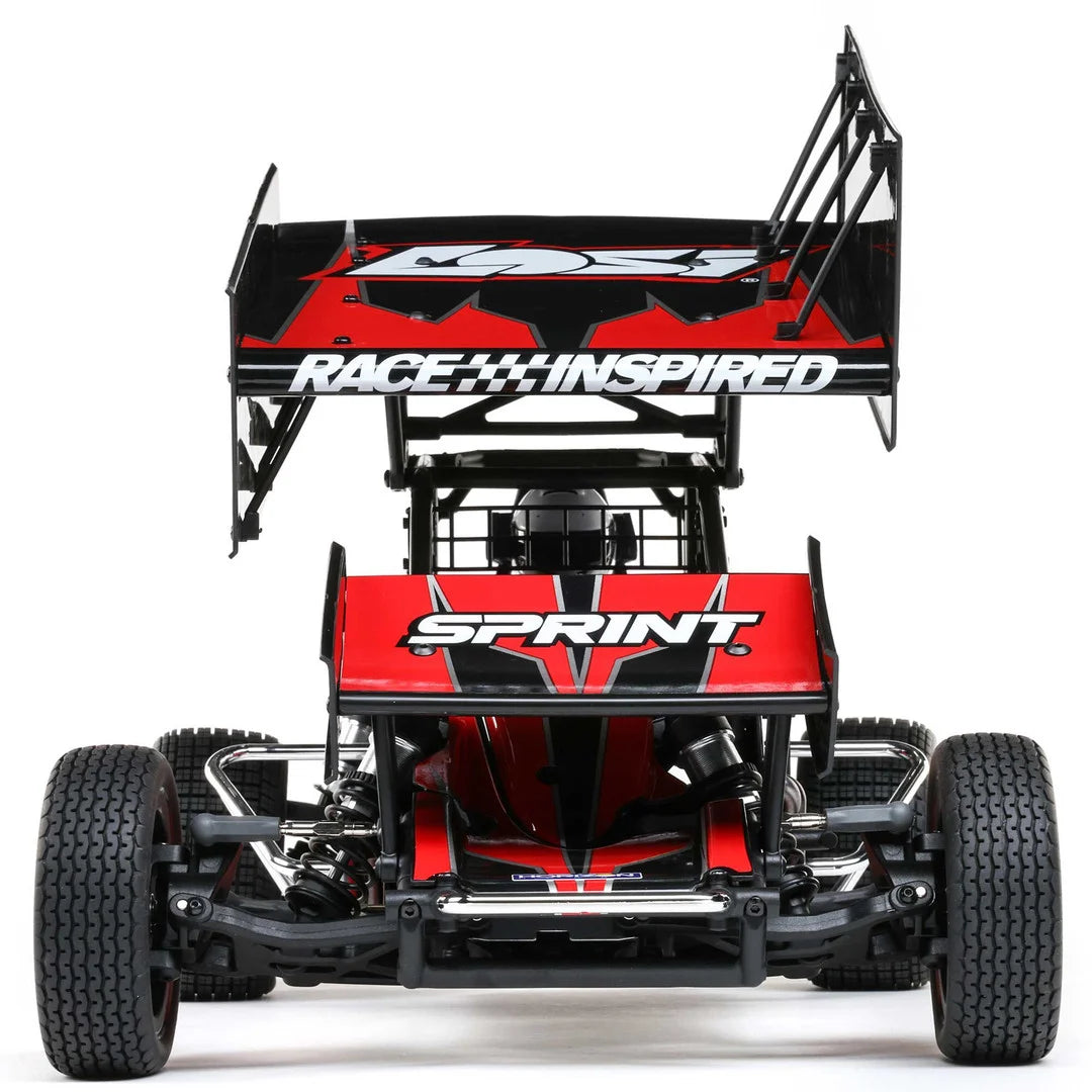 Losi 22S Sprint Car, 1/10 2WD, RTR Combo with Battery and Charger, Red