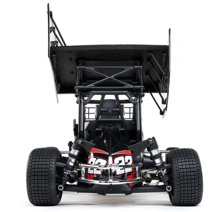 Losi 22S Sprint Car, 1/10 2WD, RTR Combo with Battery and Charger, Red