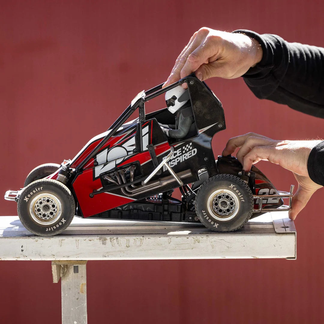 Losi 22S Sprint Car, 1/10 2WD, RTR Combo with Battery and Charger, Red