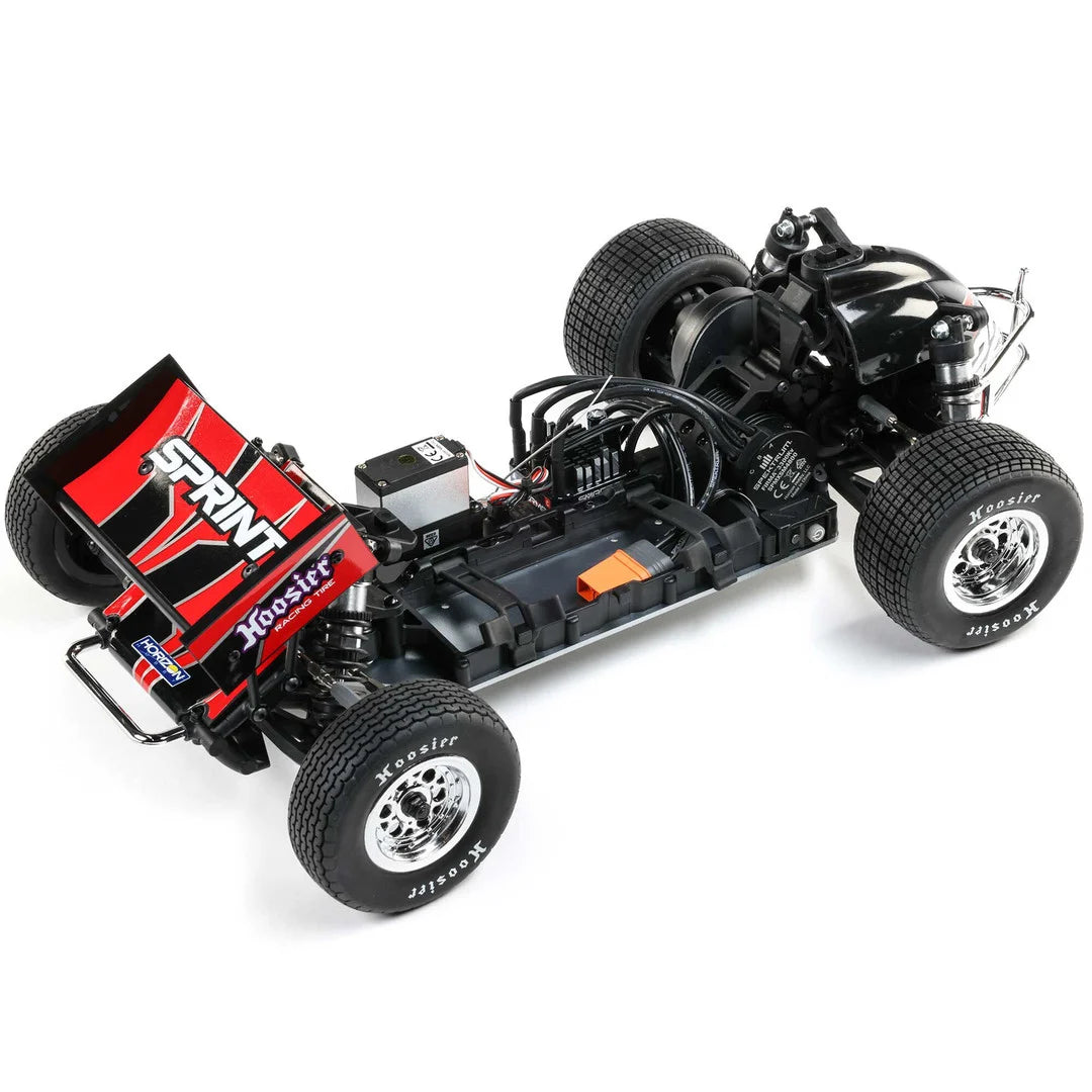 Losi 22S Sprint Car, 1/10 2WD, RTR Combo with Battery and Charger, Red