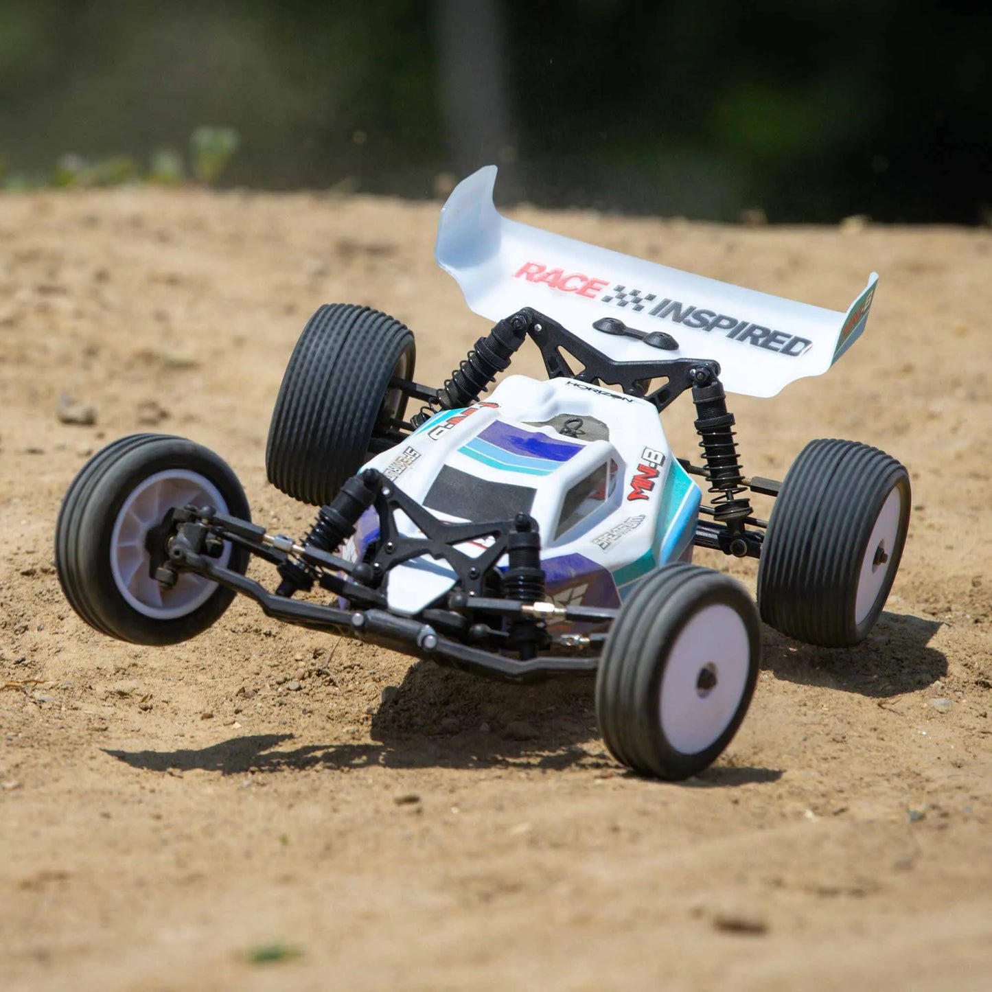 Losi Mini-B 1/16 Brushless 2WD Buggy RTR, Blue, LOS01024T2