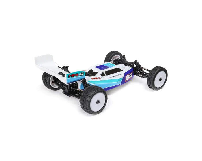 Losi Mini-B 1/16 Brushless 2WD Buggy RTR, Blue, LOS01024T2