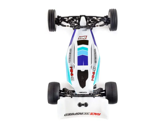 Losi Mini-B 1/16 Brushless 2WD Buggy RTR, Blue, LOS01024T2