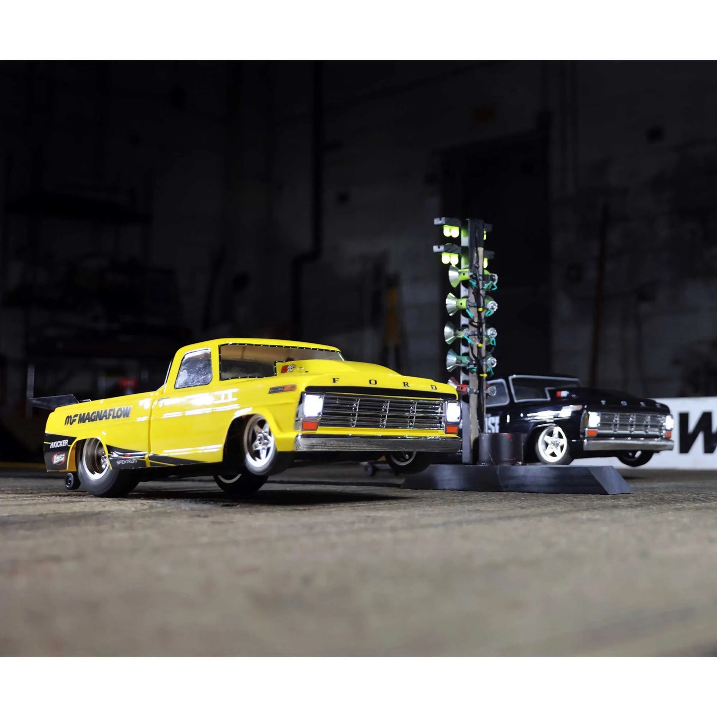 Losi 1968 Ford F100 22S No Prep Brushless Drag Car RTR, Magnaflow, LOS03045T1