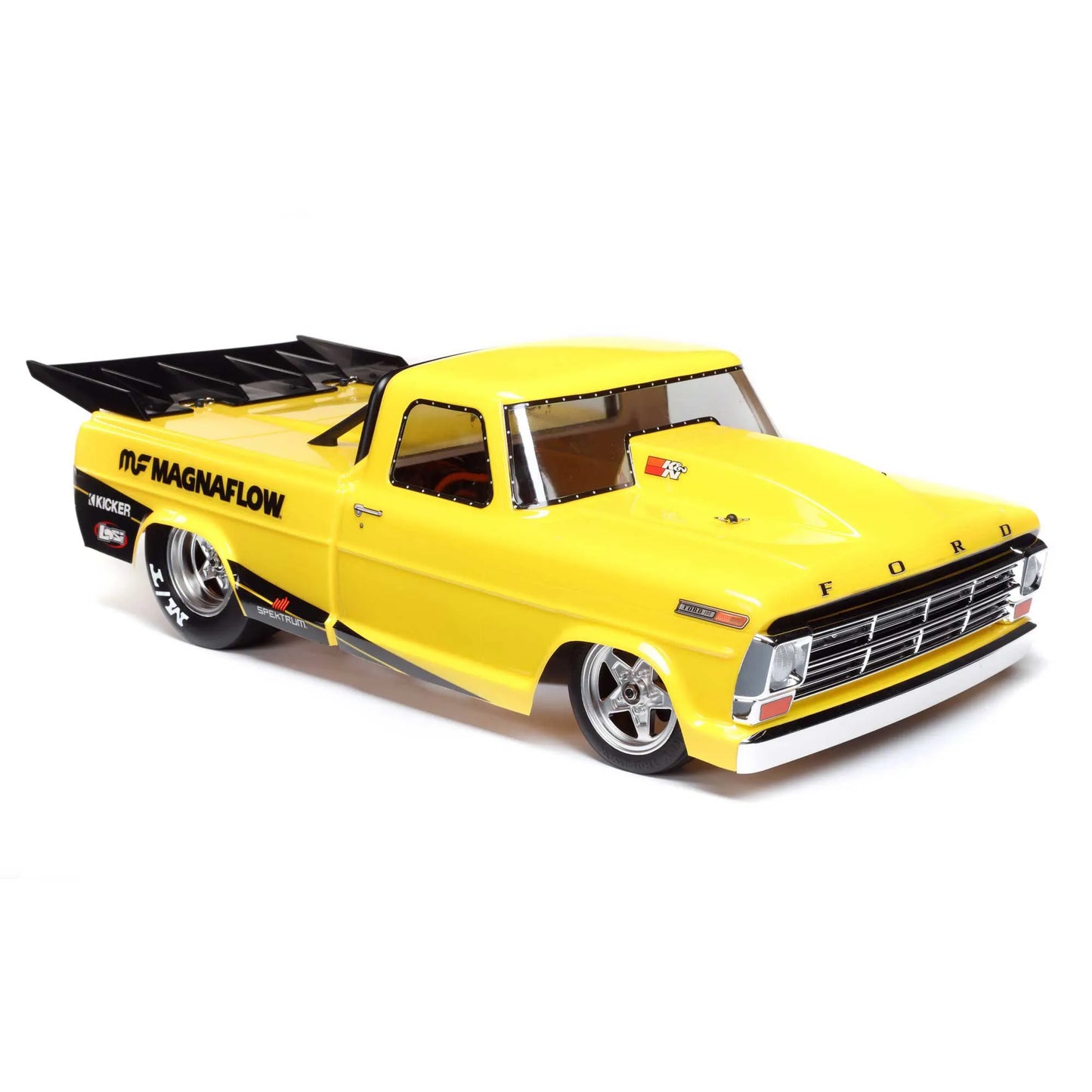 Losi 1968 Ford F100 22S No Prep Brushless Drag Car RTR, Magnaflow, LOS03045T1