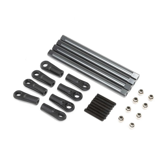 Losi Lower 4-Link Bar Set, 15inch Wheelbase, 4pcs, LMT Mega
