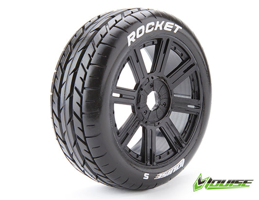 B-Rocket black spoke 1/8 tyre & rim