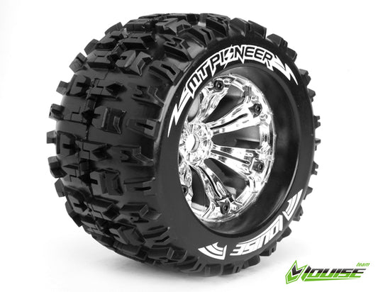 MT-Pioneer 1/8 Monster Truck Tyres Chrome