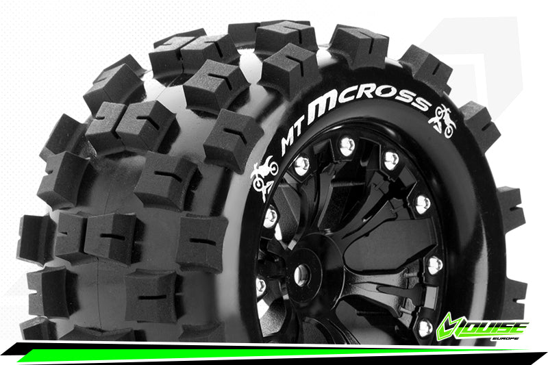 MT-Mcross 2.8 tyre w/BLK rim 0 offset LT3274SB