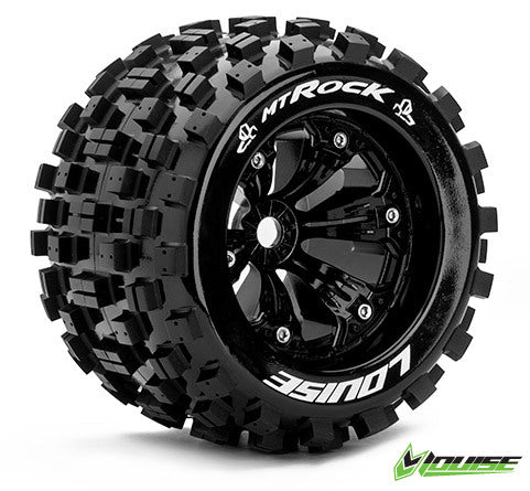 MT-ROCK 3.8in. Black 1/2 offset Tyre/Wheel