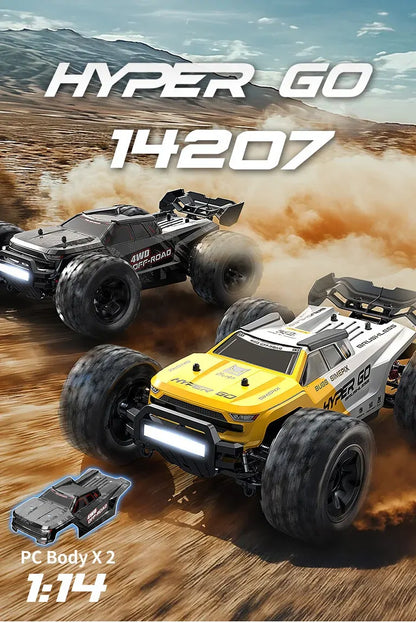 MJX 1/14 Hyper Go 4WD High-speed Off-road Brushless RC Truggy