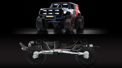 MJX 1/12 Hyper Go Ford Bronco B/LESS Crawler Includes USB Charger & battery