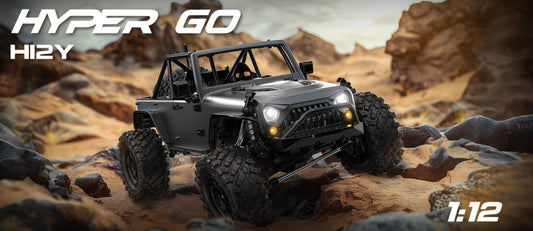 MJX 1/12 Hyper Go 4WD Off-road Brushless RC Crawler Includes USB Charger & battery