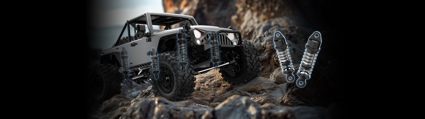 MJX 1/12 Hyper Go 4WD Off-road Brushless RC Crawler Includes USB Charger & battery