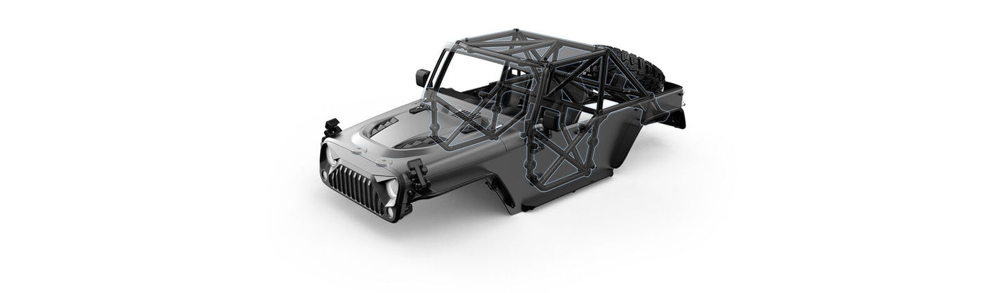 MJX 1/12 Hyper Go 4WD Off-road Brushless RC Crawler Includes USB Charger & battery