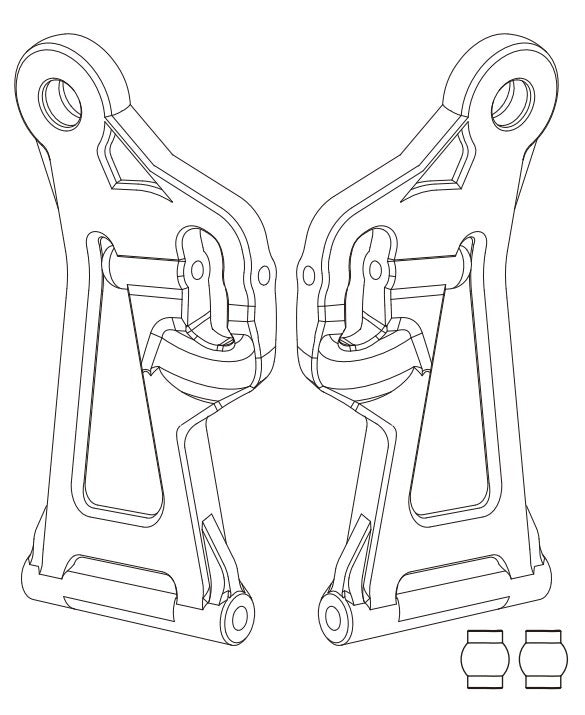 MJX Front Lower Swing Arm MJXS-14220B