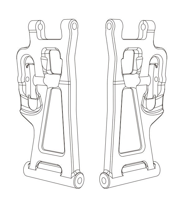 MJX Rear Lower Swing Arm MJXS-14250B