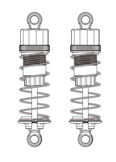 MJX Rear Oil-Filled Shock Absorber MJXS-14500B