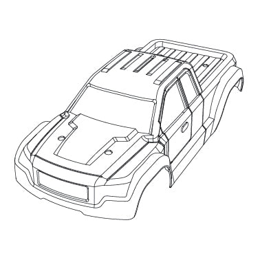 MJX 16209 Body shell [1601D]