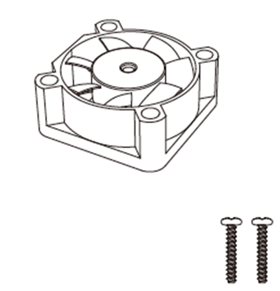 MJX ESC Fan [16397B]