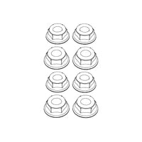 MJX M4 Wheel Lock Nut (8pcs) [M40]