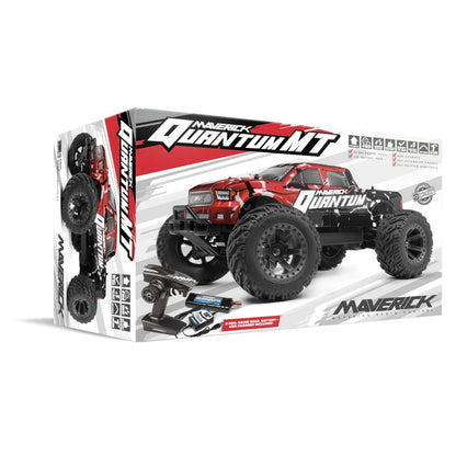 Maverick QUANTUM MT 1/10 4WD BRUSHED ELECTRIC MONSTER TRUCK BLACK/RED - MV150102