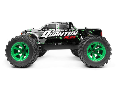 Maverick Quantum MT 1/10 4WD Flux 80A Brushless Electric Monster Truck (Silver/Green) [150203] Item No.: MV150203