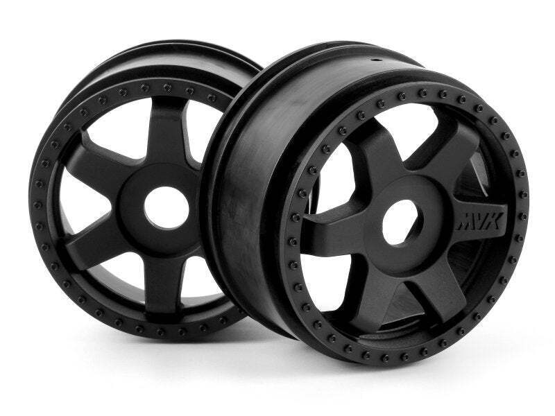 Maverick QuantumR Race Truck Wheel (Black/2pcs) [150295]