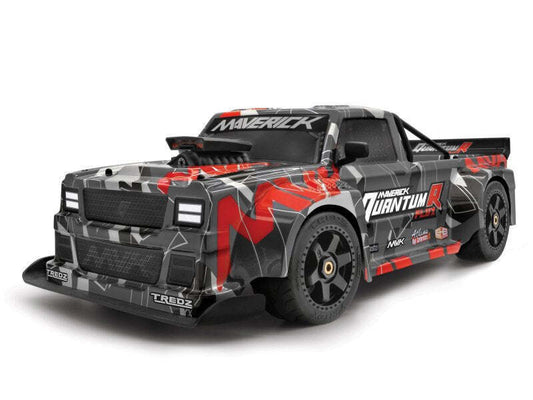 Maverick QuantumR Race Truck Body (Black/Red) [150319] Item No.: MV150319