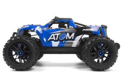 Maverick 1/18 Atom RTR 4WD Electric RC Monster Truck - Blue Item No.: MV150500