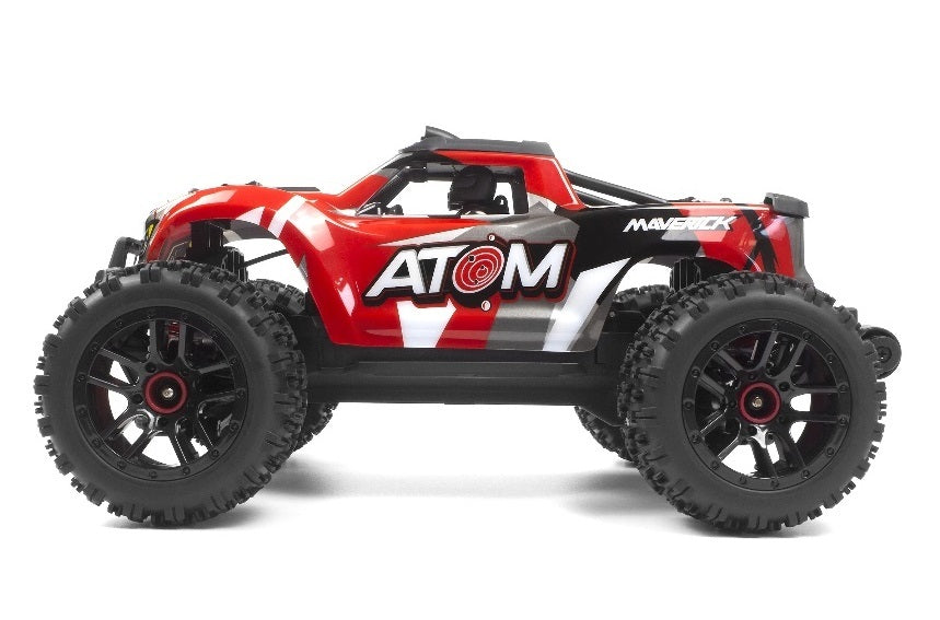 Maverick 1/18 Atom RTR 4WD Electric RC Monster Truck - Red Item No.: MV150501