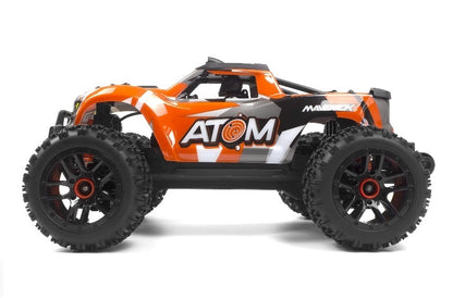 Maverick 1/18 Atom RTR 4WD Electric RC Monster Truck - Orange Item No.: MV150502