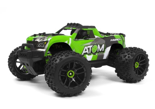 Maverick 1/18 Atom RTR 4WD Electric RC Monster Truck - Green Item No.: MV150503