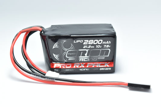 Team Orion Racing LiPo Hump Receiver Battery Pack (2800mAh / 7.6V / 54x32x31)