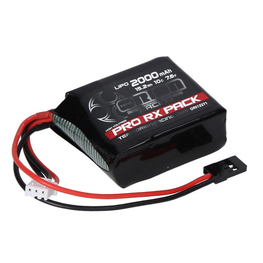 Team Orion Racing LiPo Hump Receiver Battery Pack (2000mAh / 7.6V / 51x39x21) ORI12271