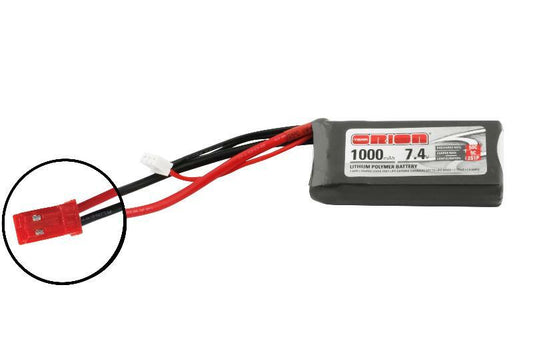 Team Orion LiPo 1000 2S 7.4V 50C JST